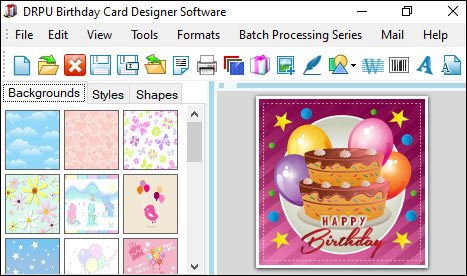 Birthday Cards Designer 